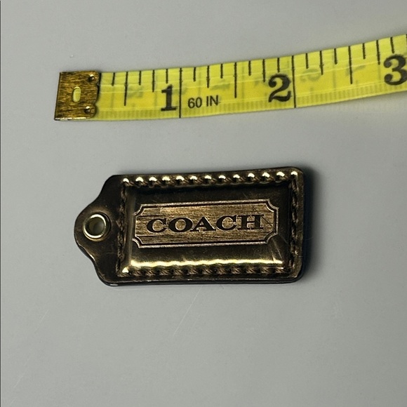 Coach Other - Coach Metallic Gold Hang tag or key holder